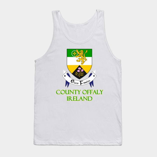 County Offaly, Ireland - Coat of Arms Tank Top by Naves